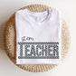 "STEM Teacher" Checkered Teacher T-shirt