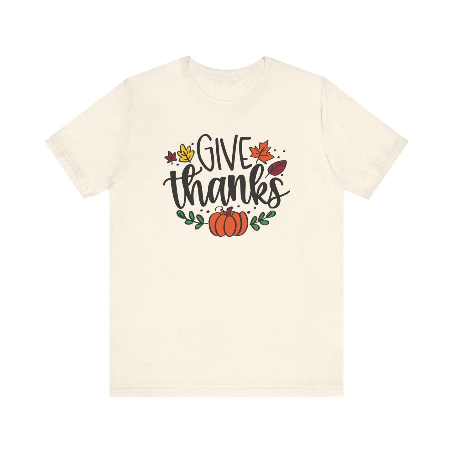 "Give Thanks" Thanksgiving Teacher T-shirt