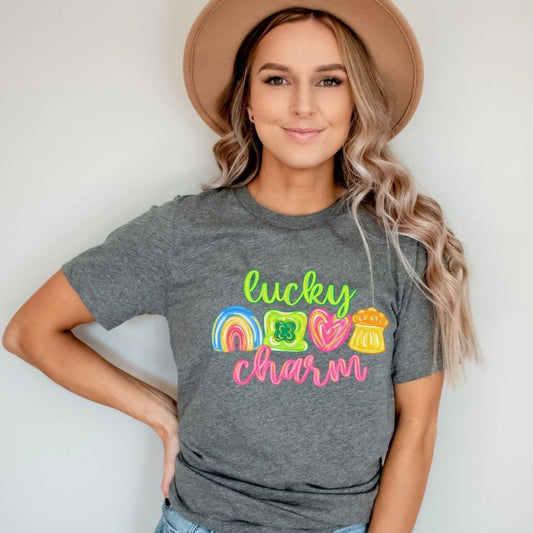 "Lucky Charm" Bright Teacher T-shirt