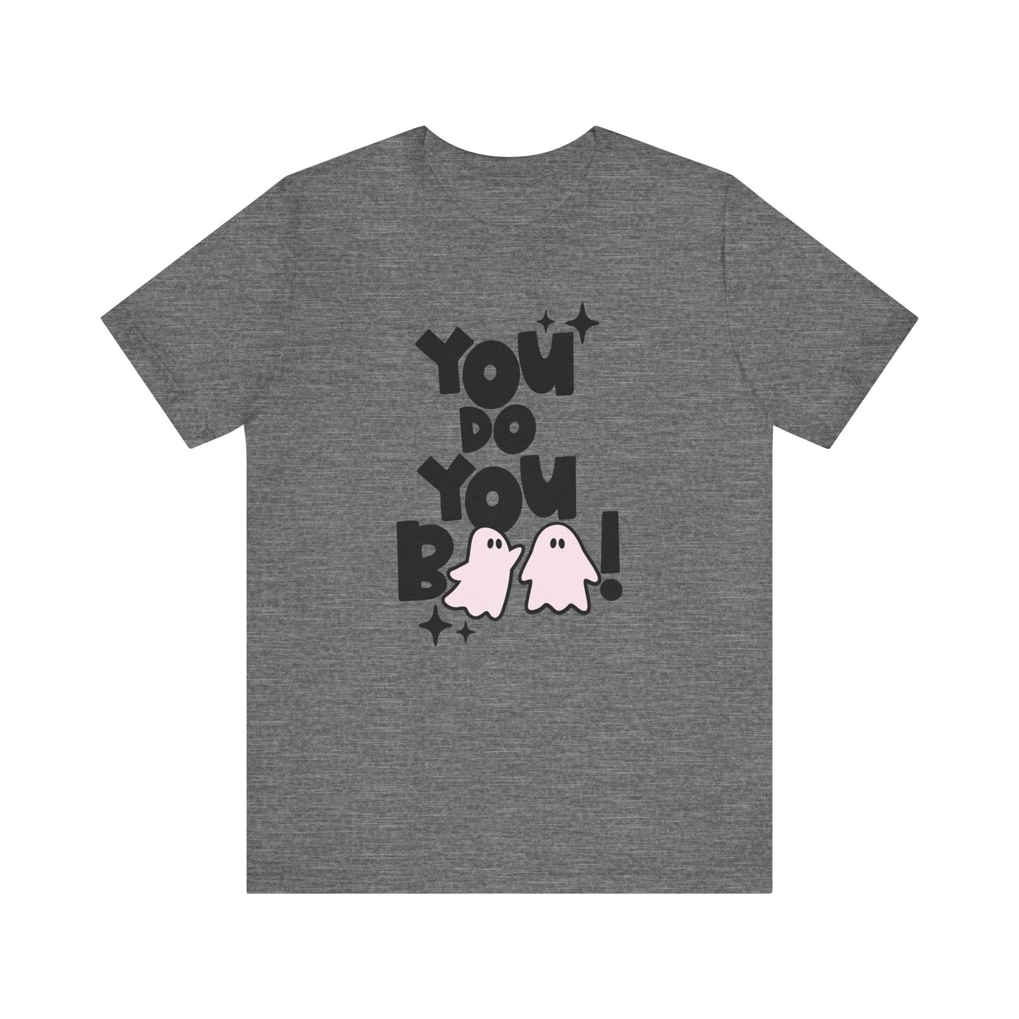 "You Do You Boo" Block Letter Halloween Teacher T-shirt
