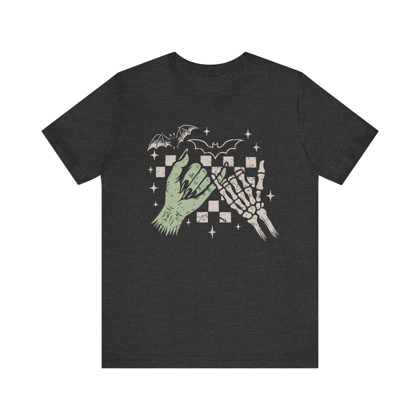 "Halloween Besties" Distressed Halloween Teacher T-shirt