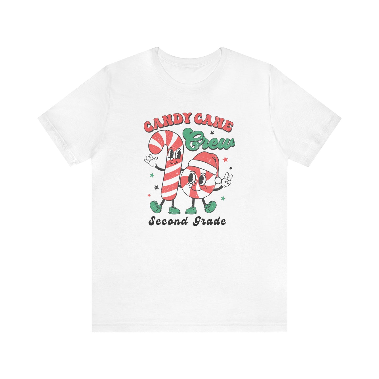 "Candy Cane Crew" Second Teacher T-shirt