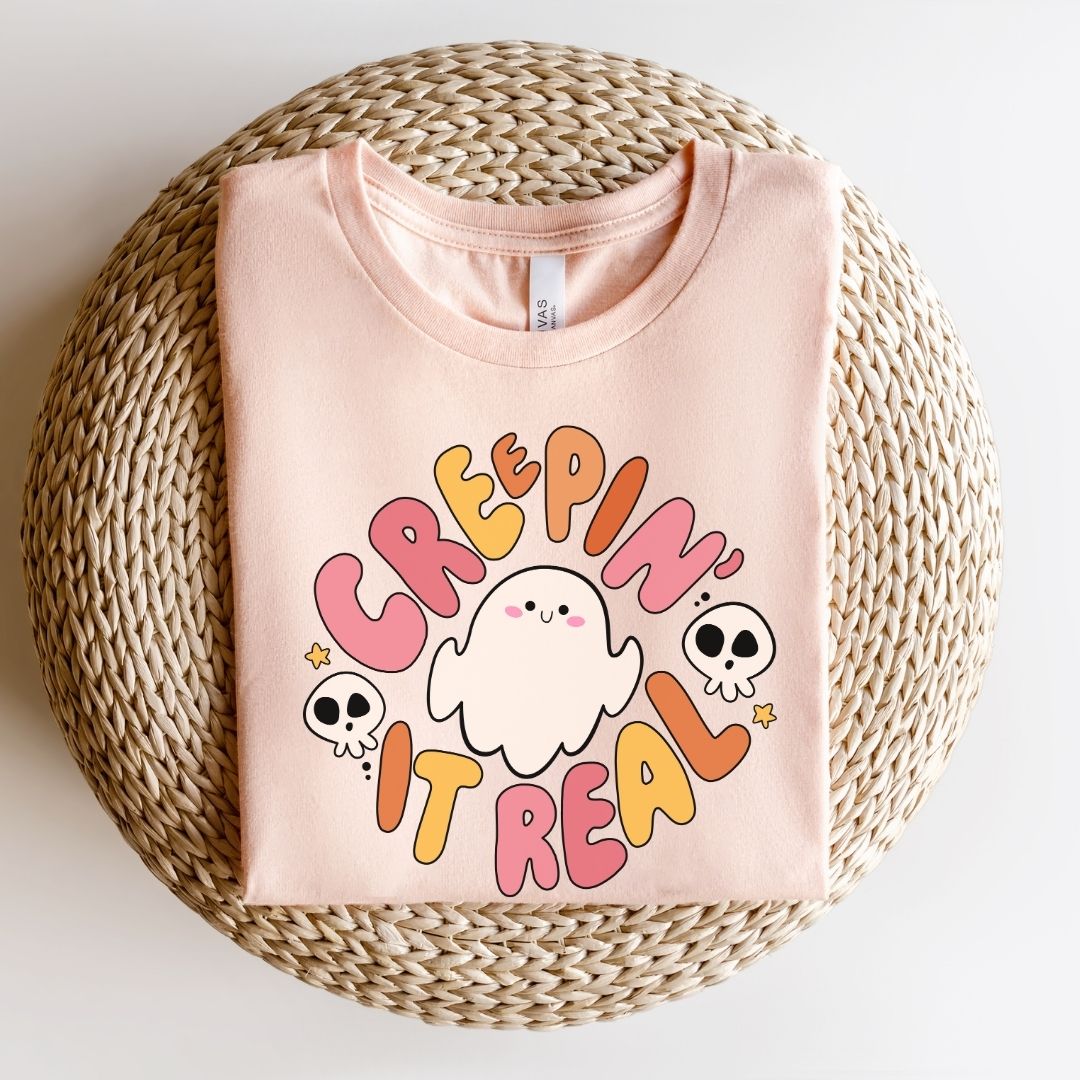 "Creepin It Real" Halloween Teacher T-shirt