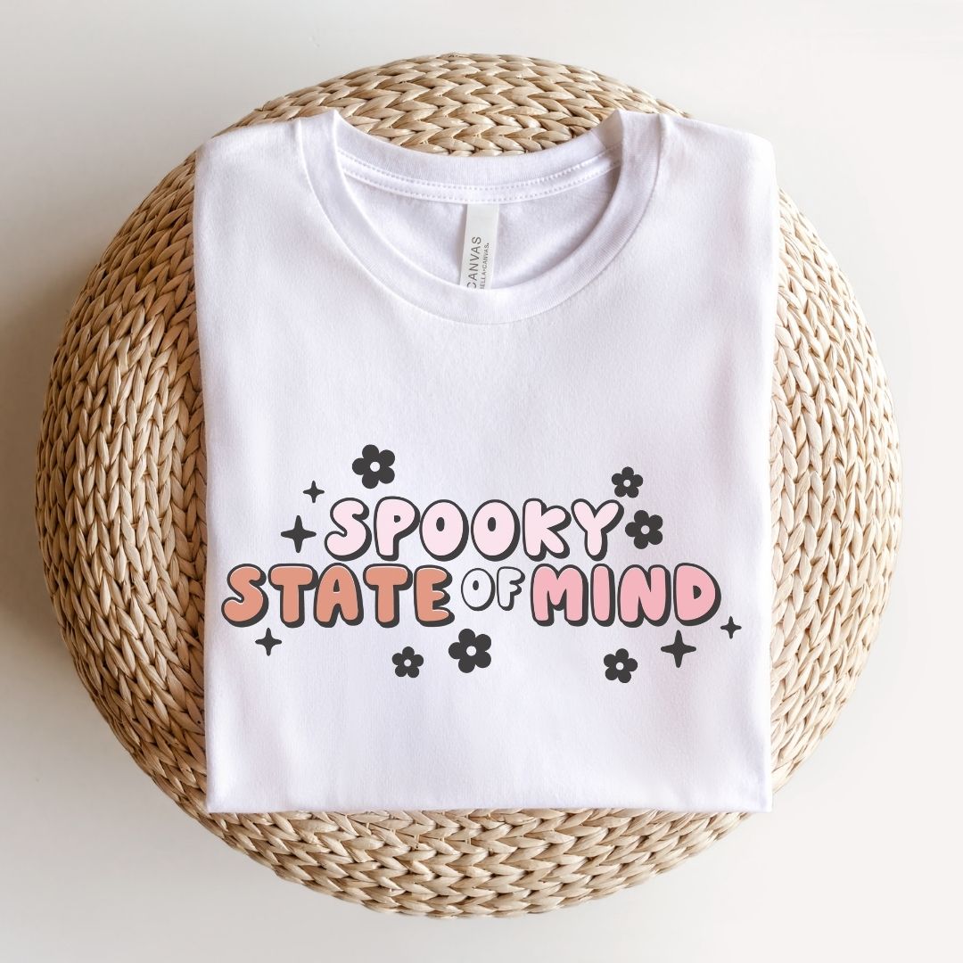 "Spooky State of Mind" Halloween Teacher T-shirt