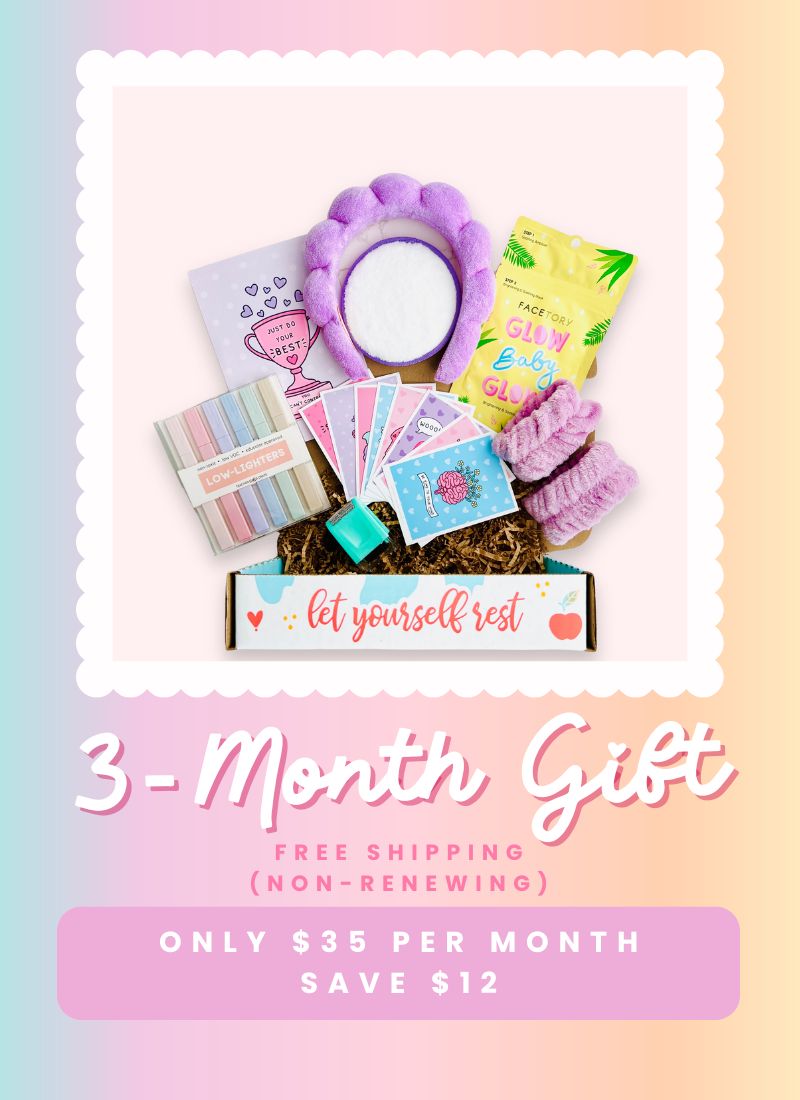 3 Month Prepay; Gift Subscription - Teacher Care Crate -