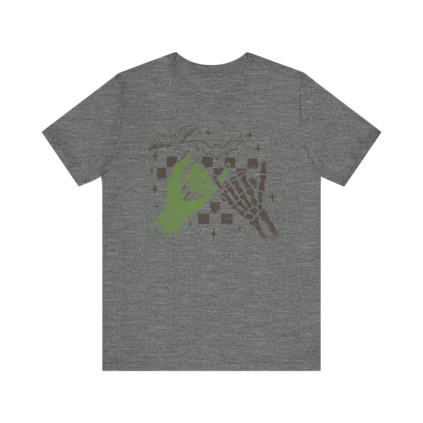 "Halloween Besties" Distressed Halloween Teacher T-shirt