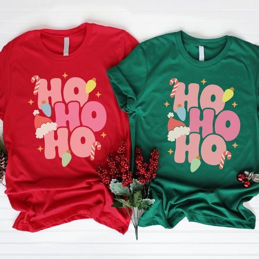 "Ho Ho Ho" Festive Teacher T-shirt