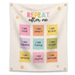 'Repeat After Me' Hanging Tapestry