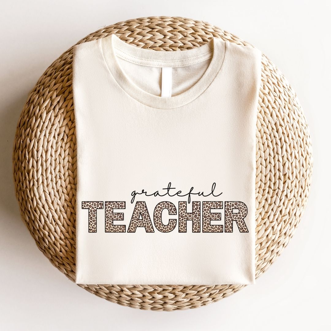 "Grateful Teacher" Teacher T-shirt