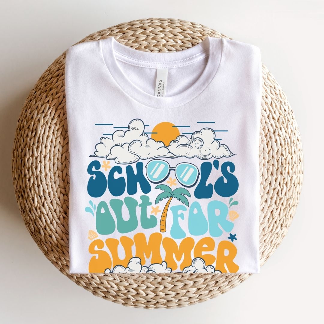 "School's Out For Summer" Retro Teacher T-shirt