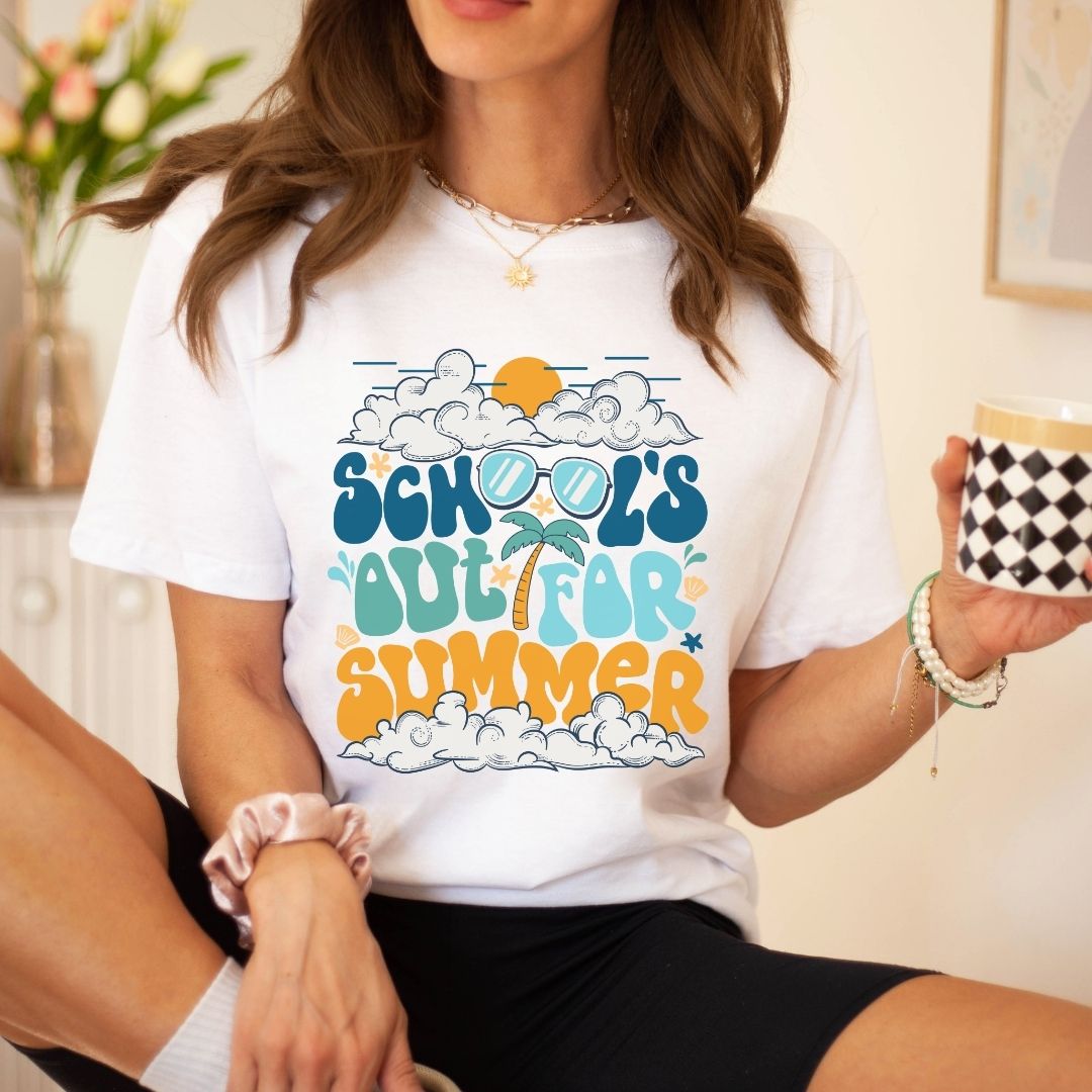 "School's Out For Summer" Retro Teacher T-shirt