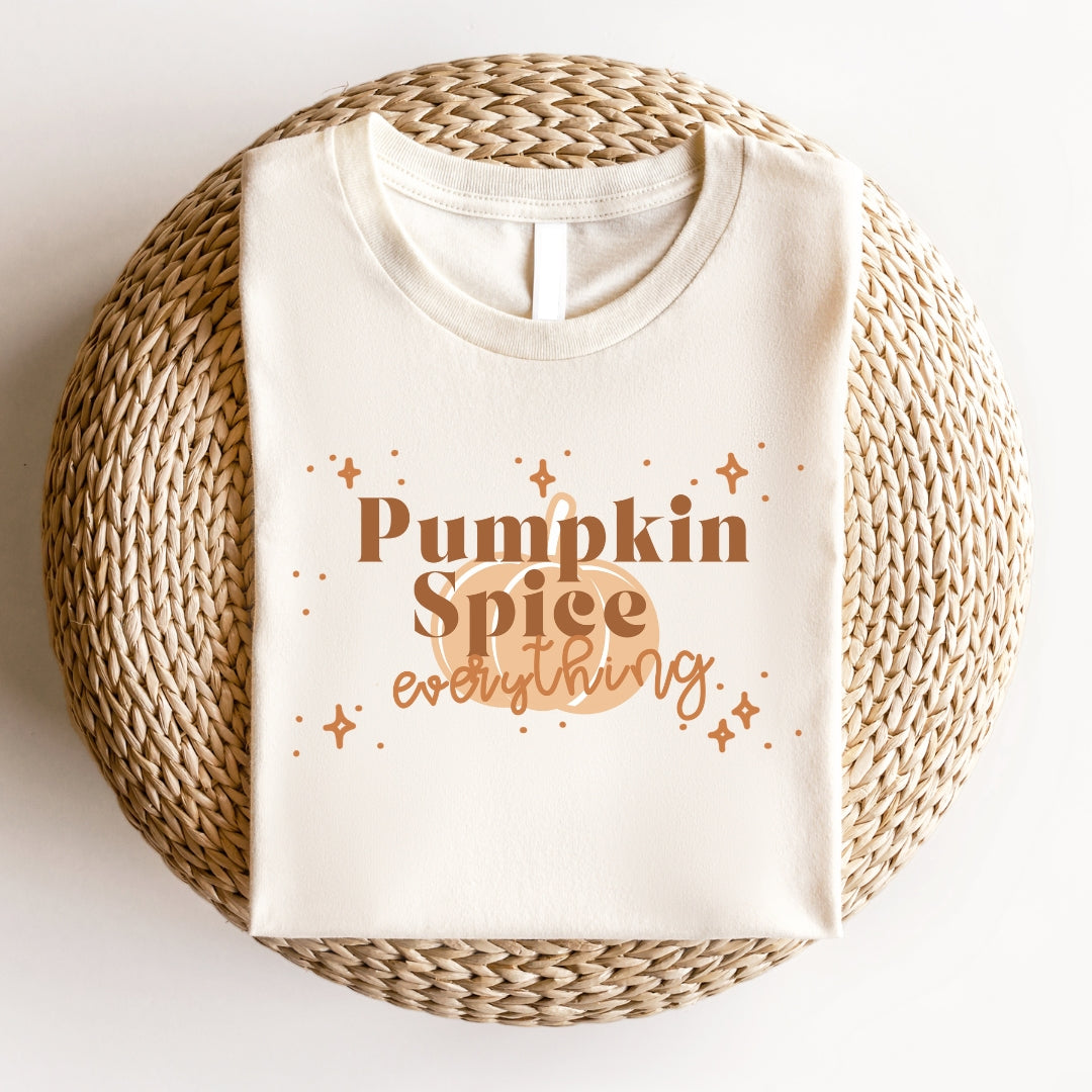 "Pumpkin Spice Everything" Teacher T-shirt