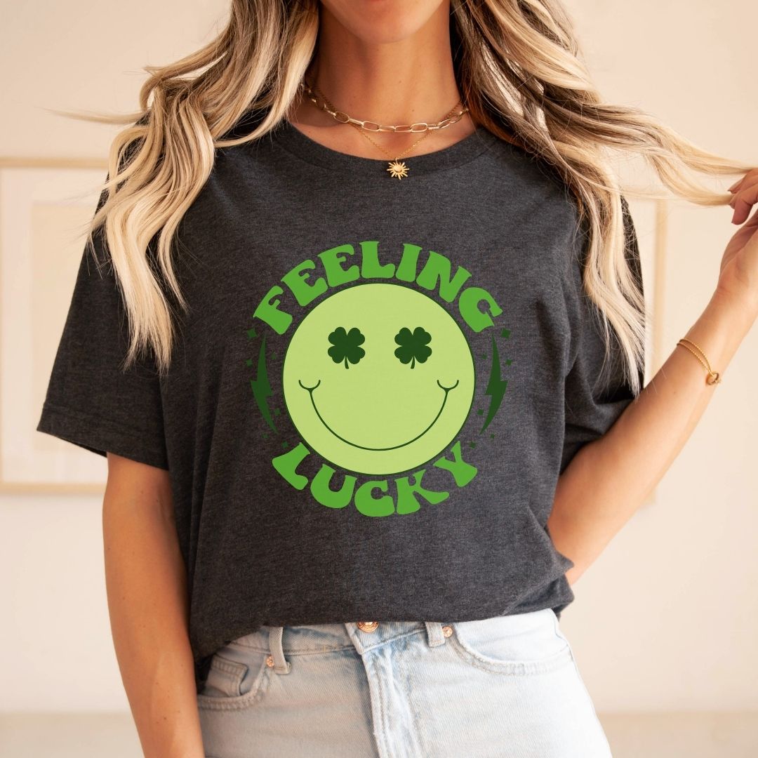 "Feeling Lucky" St. Patrick's Day Teacher T-shirt