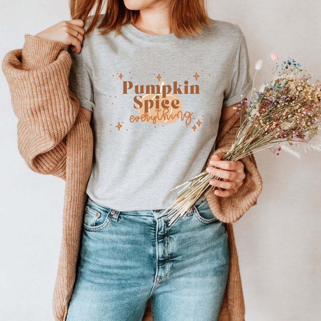 "Pumpkin Spice Everything" Teacher T-shirt