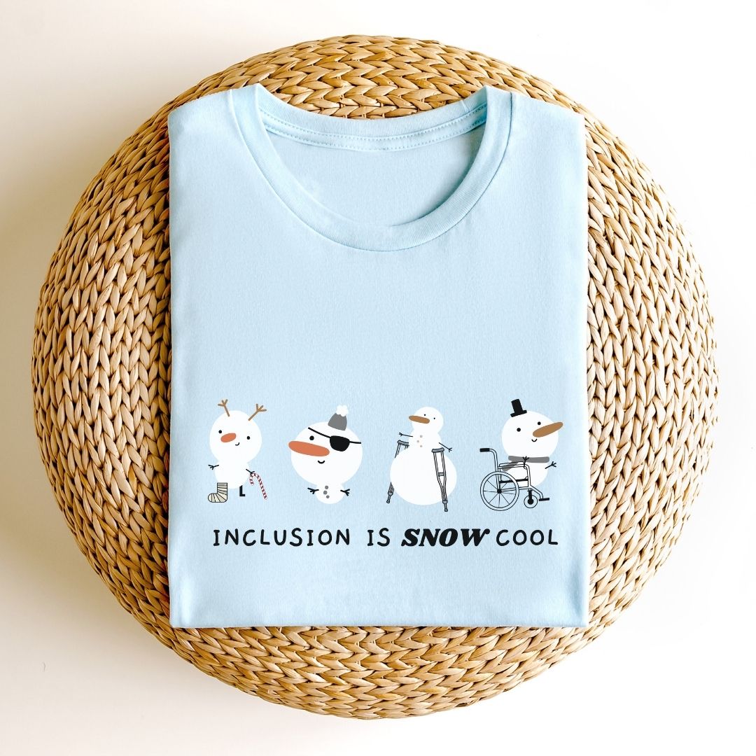 "Inclusion is Snow Cool" Winter Teacher T-shirt