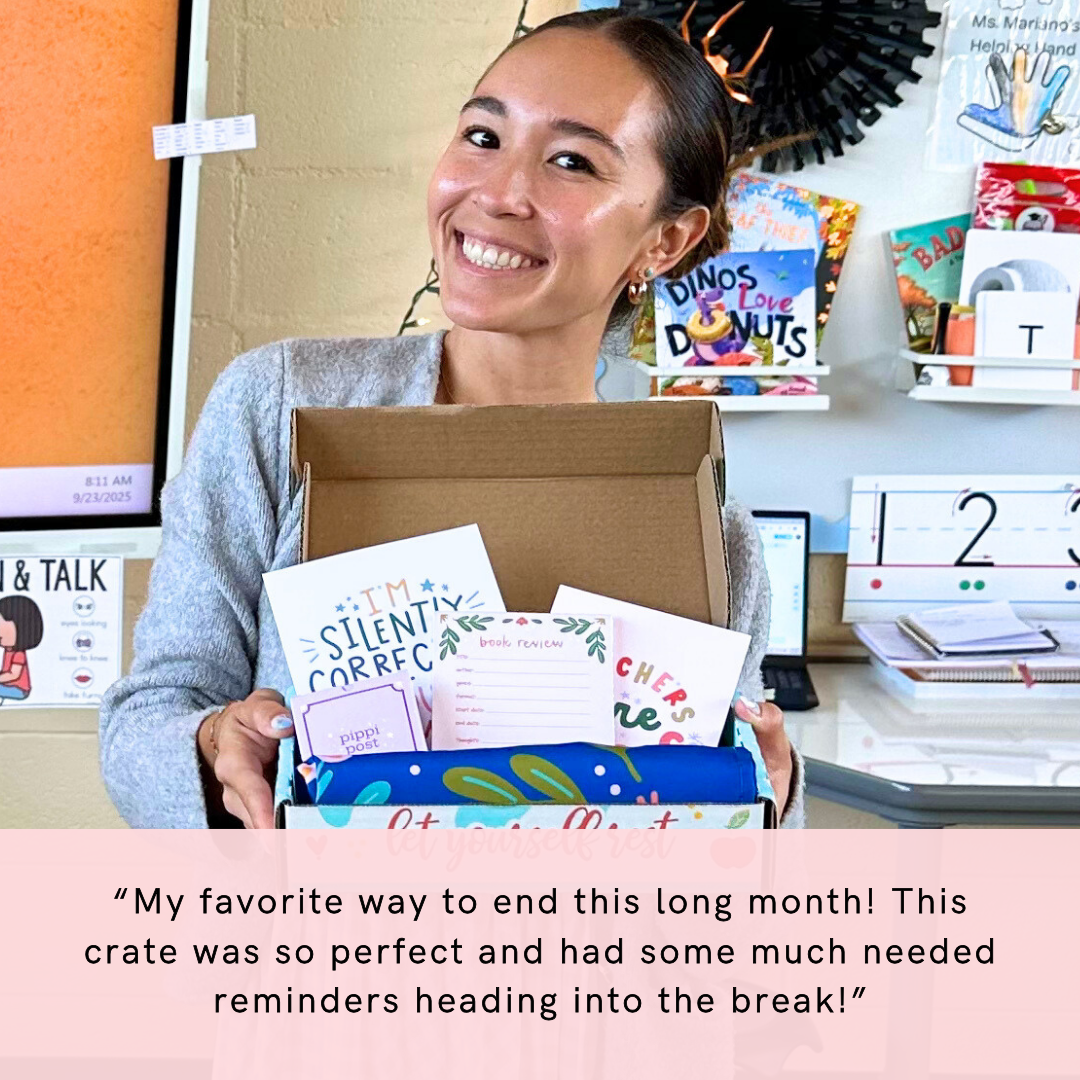 6 Month Prepay; Gift Subscription - Teacher Care Crate -