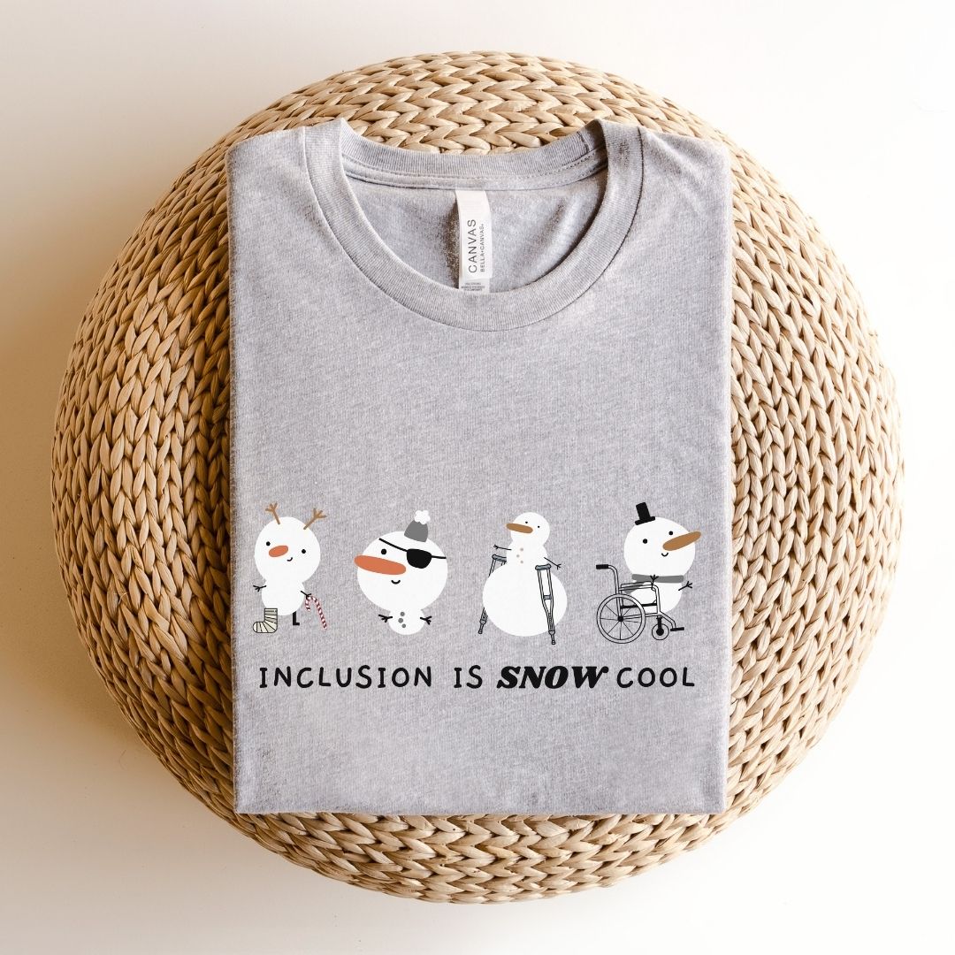 "Inclusion is Snow Cool" Winter Teacher T-shirt