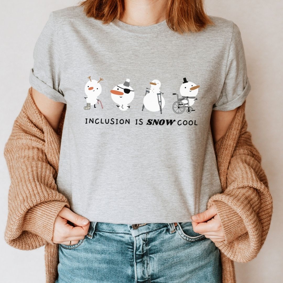 "Inclusion is Snow Cool" Winter Teacher T-shirt