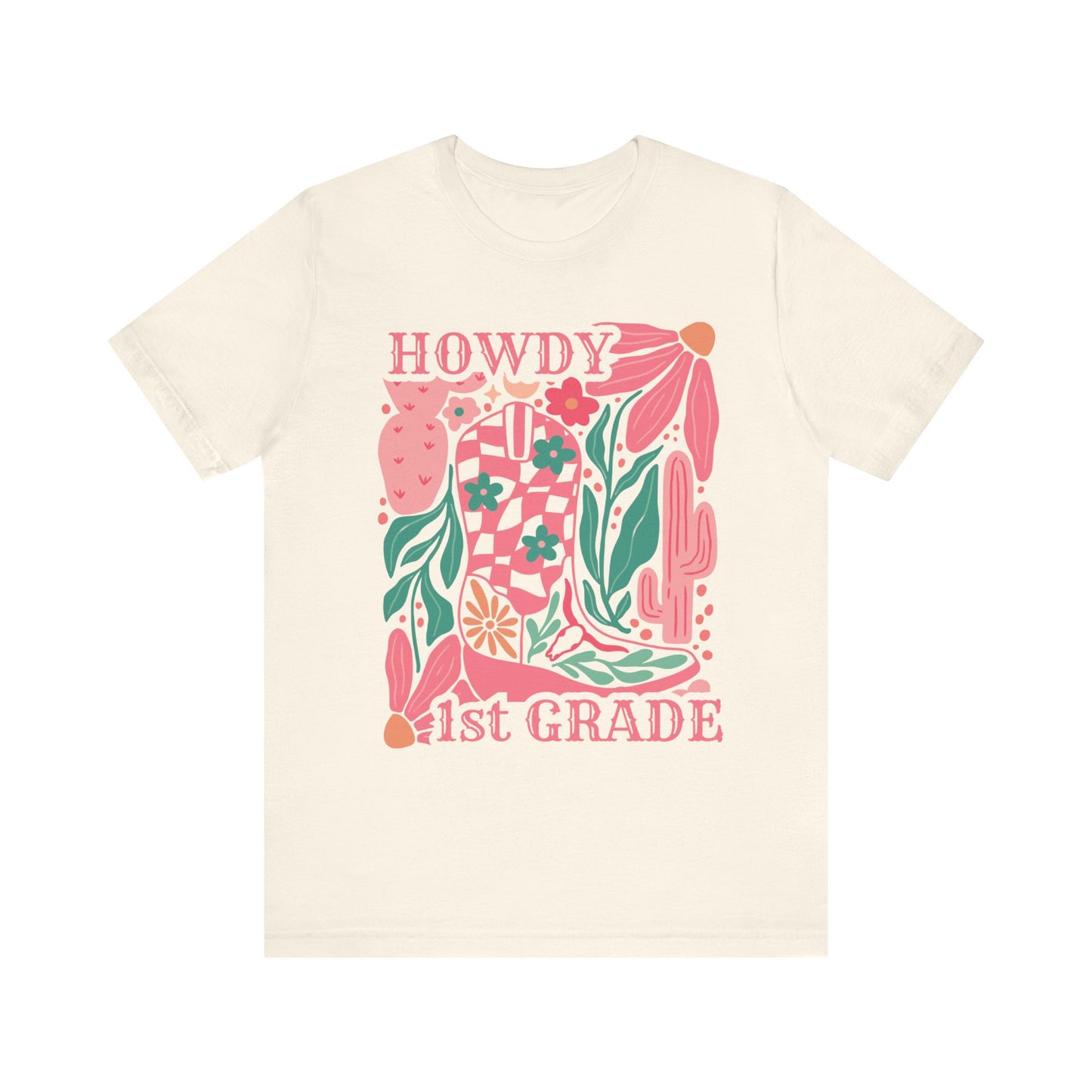 "Howdy 1st Grade" Teacher T-shirt