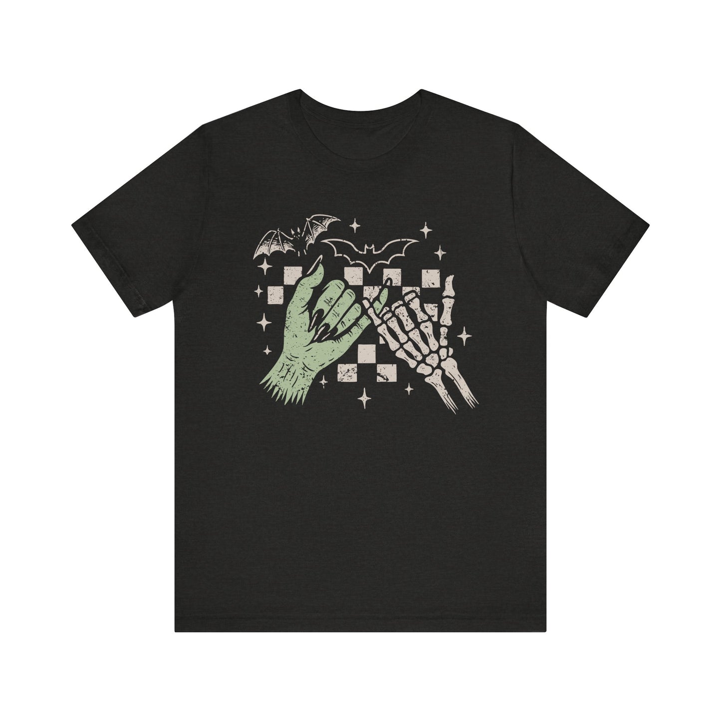 "Halloween Besties" Distressed Halloween Teacher T-shirt