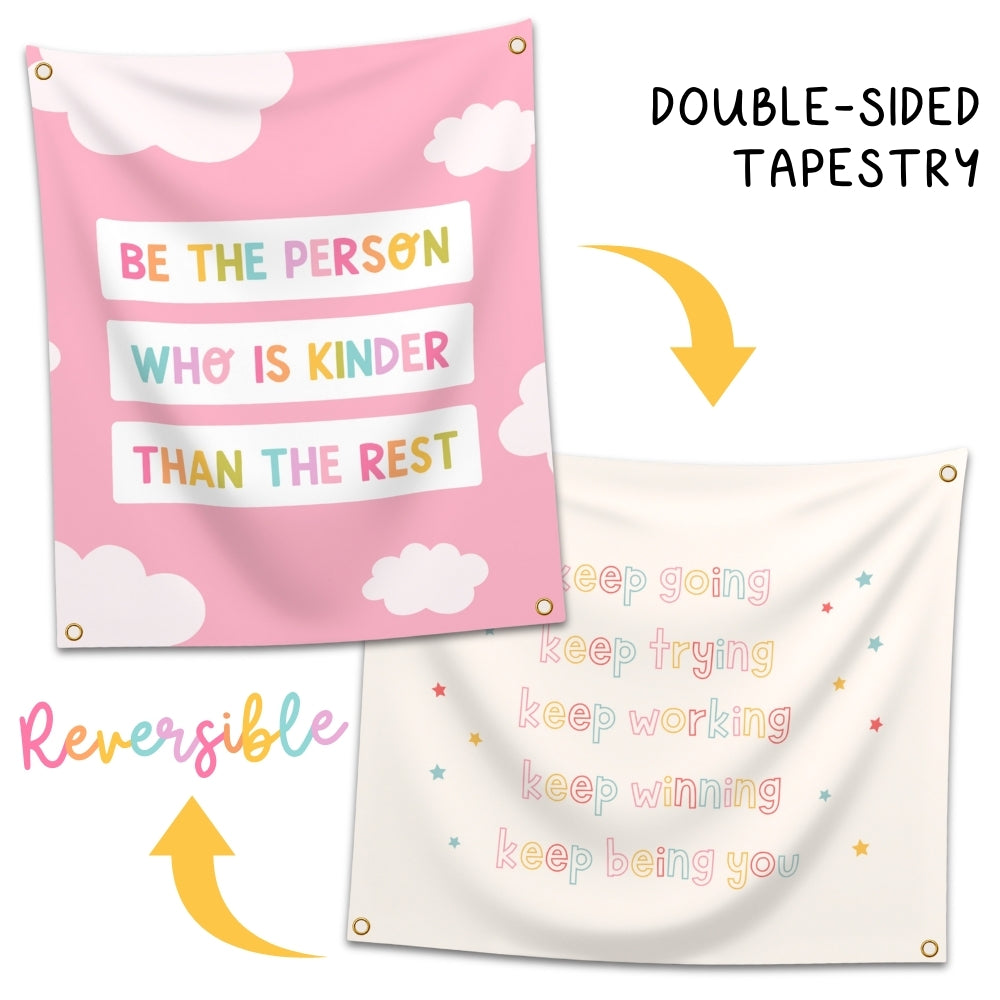 'Kinder Person' Hanging Tapestry