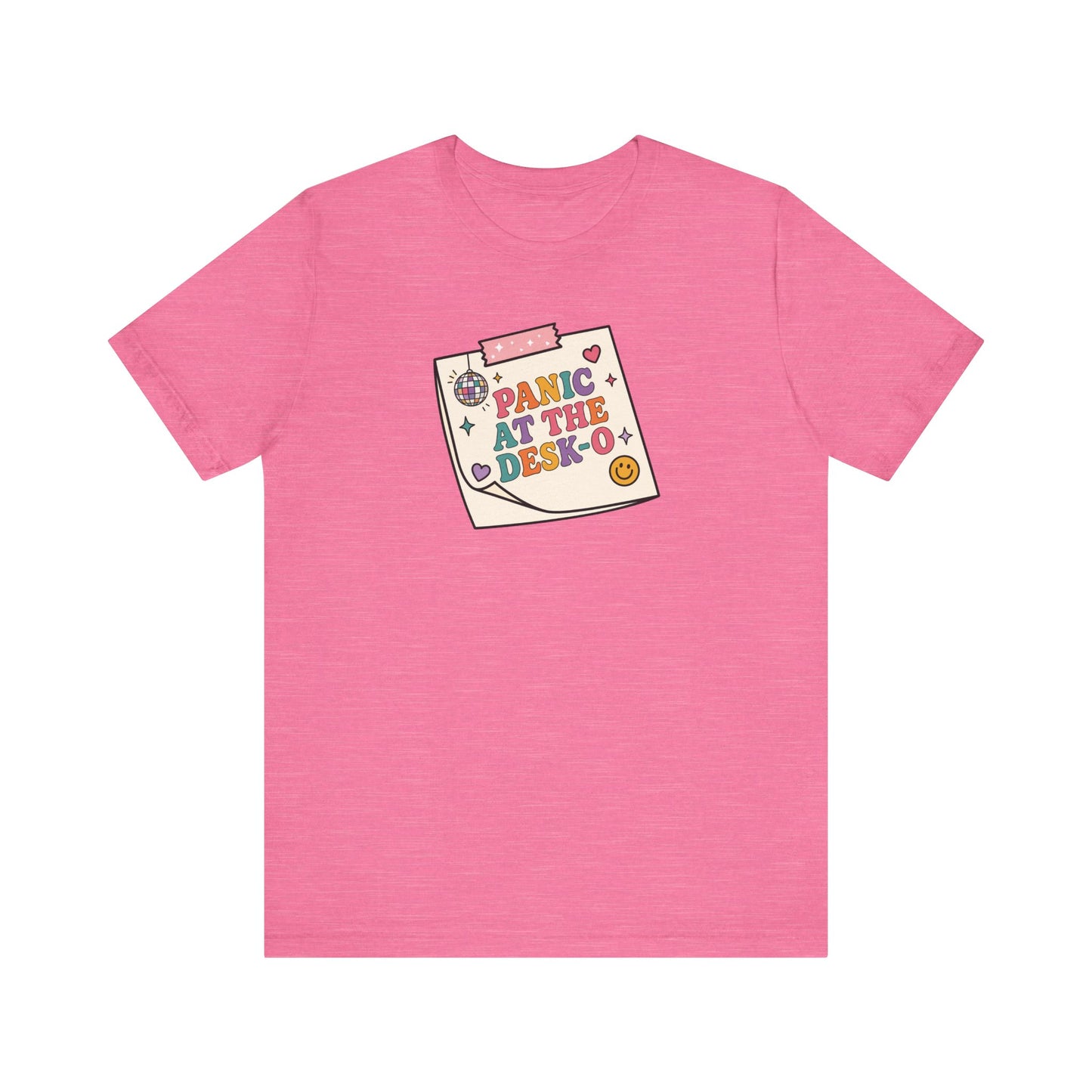 "Panic at The Desk-o" Funny Teacher T-shirt