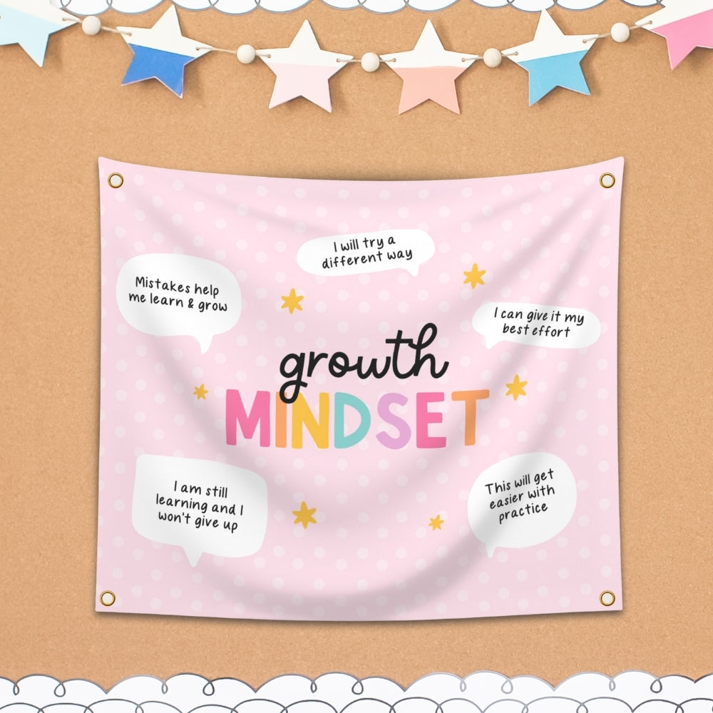'Growth Mindset' Hanging Tapestry