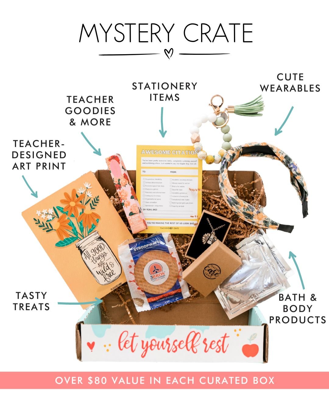 A "Mystery" Teacher Care Crate - Teacher Care Crate -