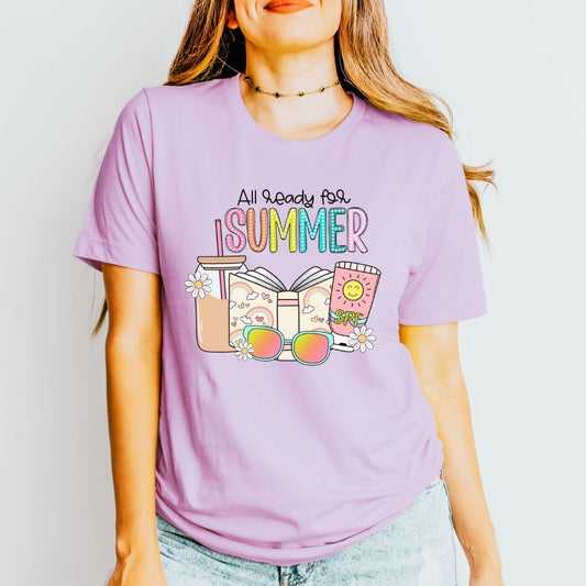 "All Ready For Summer" Teacher T-shirt - Teacher Care Crate - T-Shirt