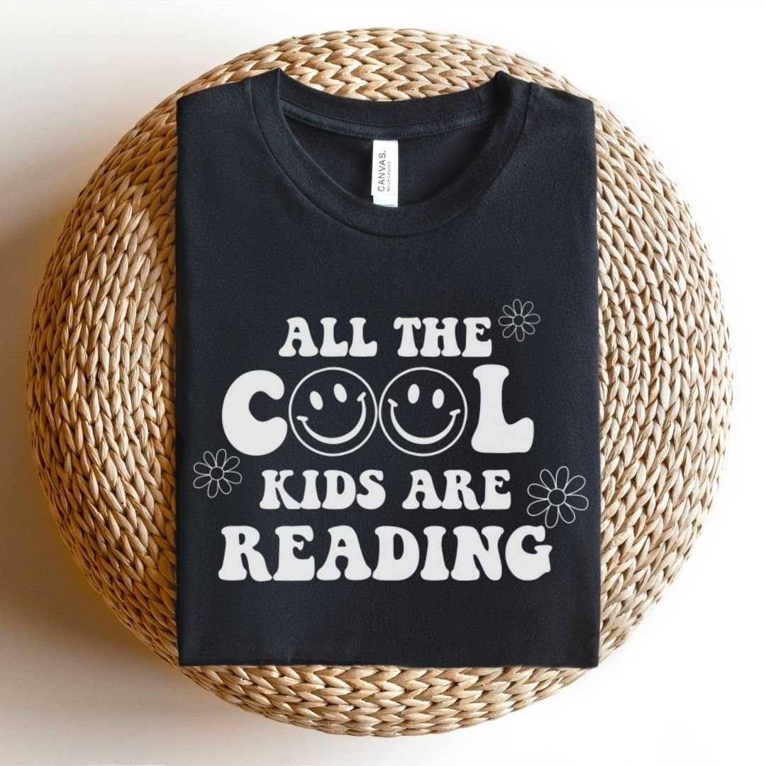 "All the Cool Kids are Reading" Teacher T-Shirt - Teacher Care Crate - T-Shirt