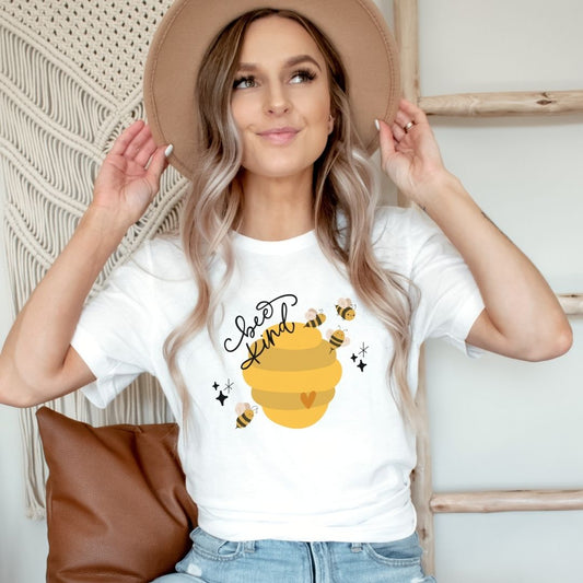 "Bee Kind" Beehive Teacher T-shirt - Teacher Care Crate - T-Shirt