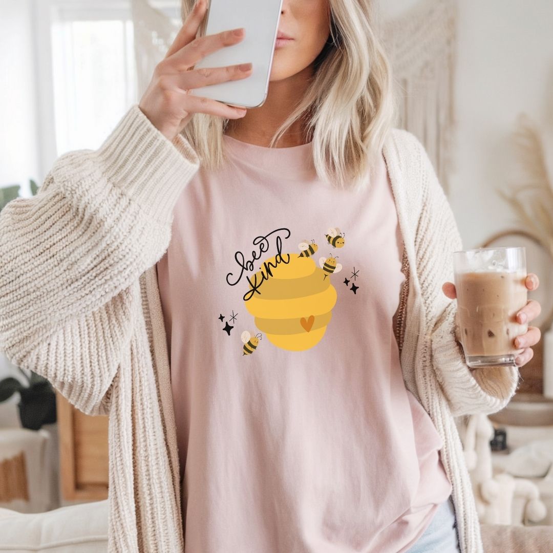 "Bee Kind" Beehive Teacher T-shirt - Teacher Care Crate - T-Shirt