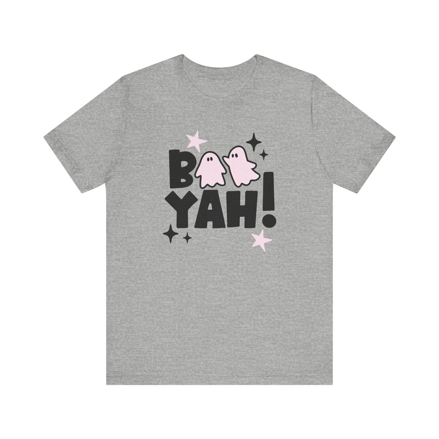 "Boo Yah!" Block Letter Halloween Teacher T-shirt - Teacher Care Crate - T-Shirt