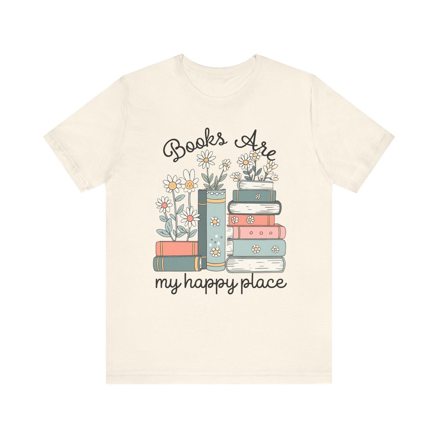 "Books are my Happy Place" Teacher T-Shirt - Teacher Care Crate - T-Shirt