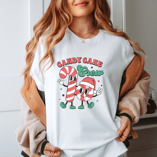"Candy Cane Crew" Teacher T-shirt - Teacher Care Crate - T-Shirt