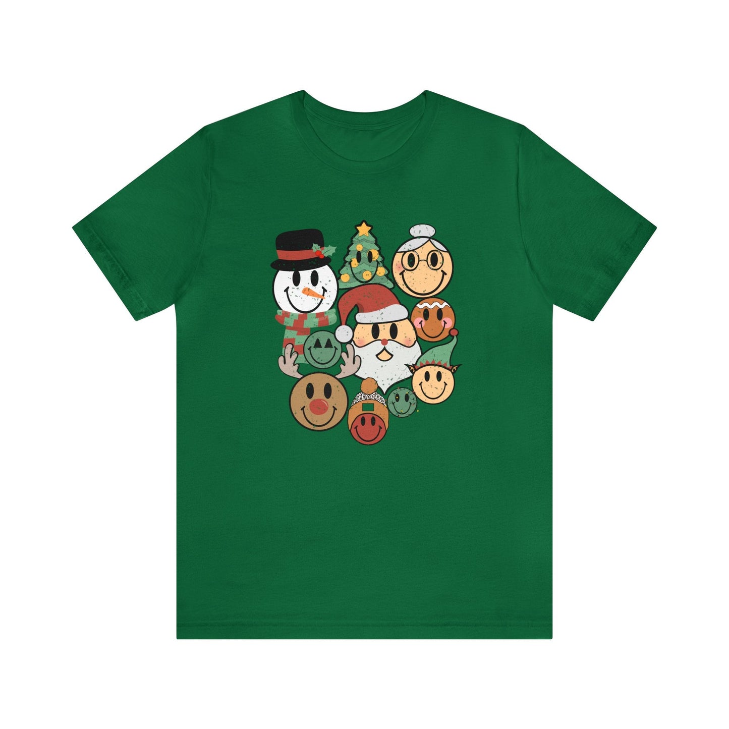 "Christmas Smileys" Teacher T-shirt - Teacher Care Crate - T-Shirt