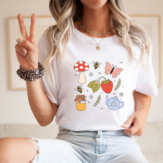 "Cottage Core" Teacher T-shirt - Teacher Care Crate - T-Shirt