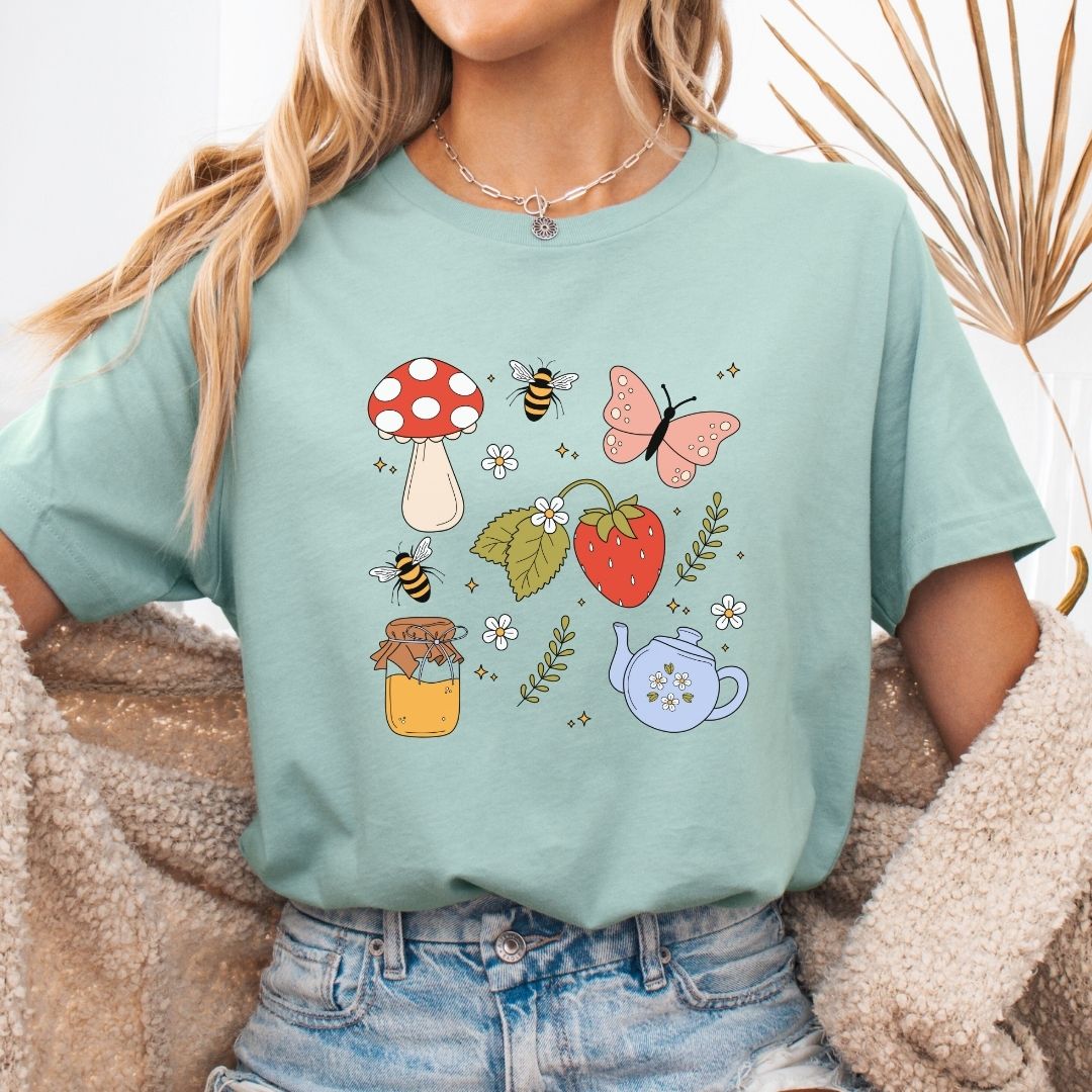 "Cottage Core" Teacher T-shirt - Teacher Care Crate - T-Shirt