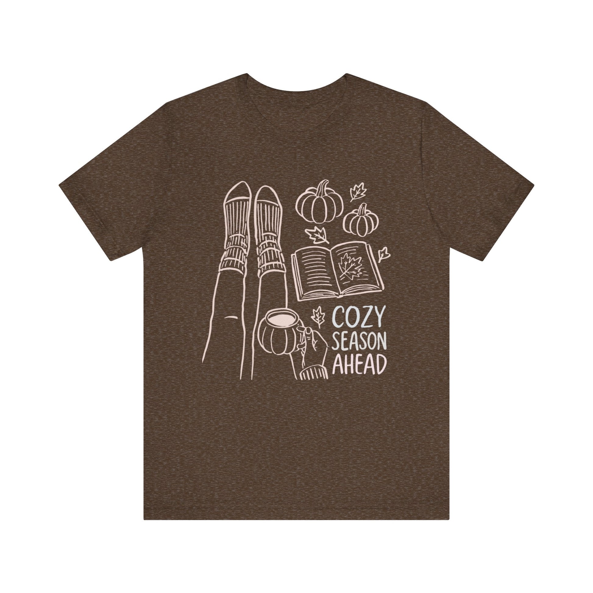 "Cozy Season Ahead" Fall Teacher T-shirt - Teacher Care Crate - T-Shirt