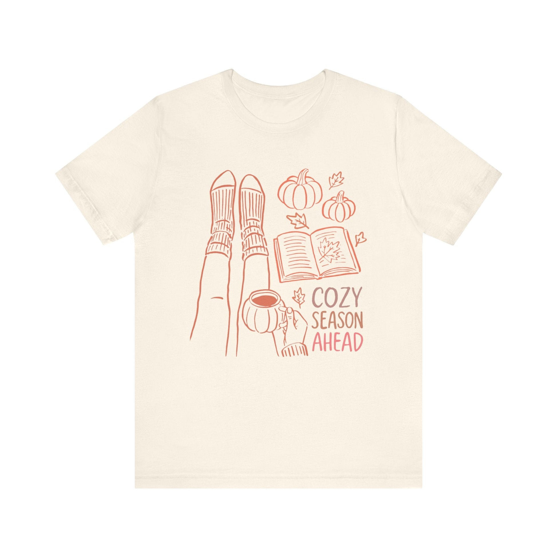 "Cozy Season Ahead" Fall Teacher T-shirt - Teacher Care Crate - T-Shirt