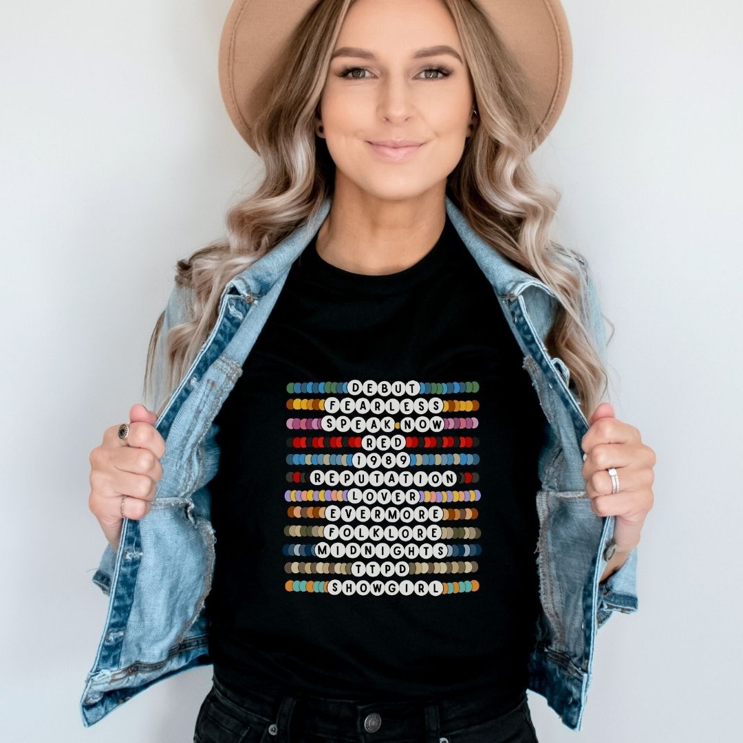 "Friendship Bracelets" Swiftie Teacher T-shirt - Teacher Care Crate - T-Shirt