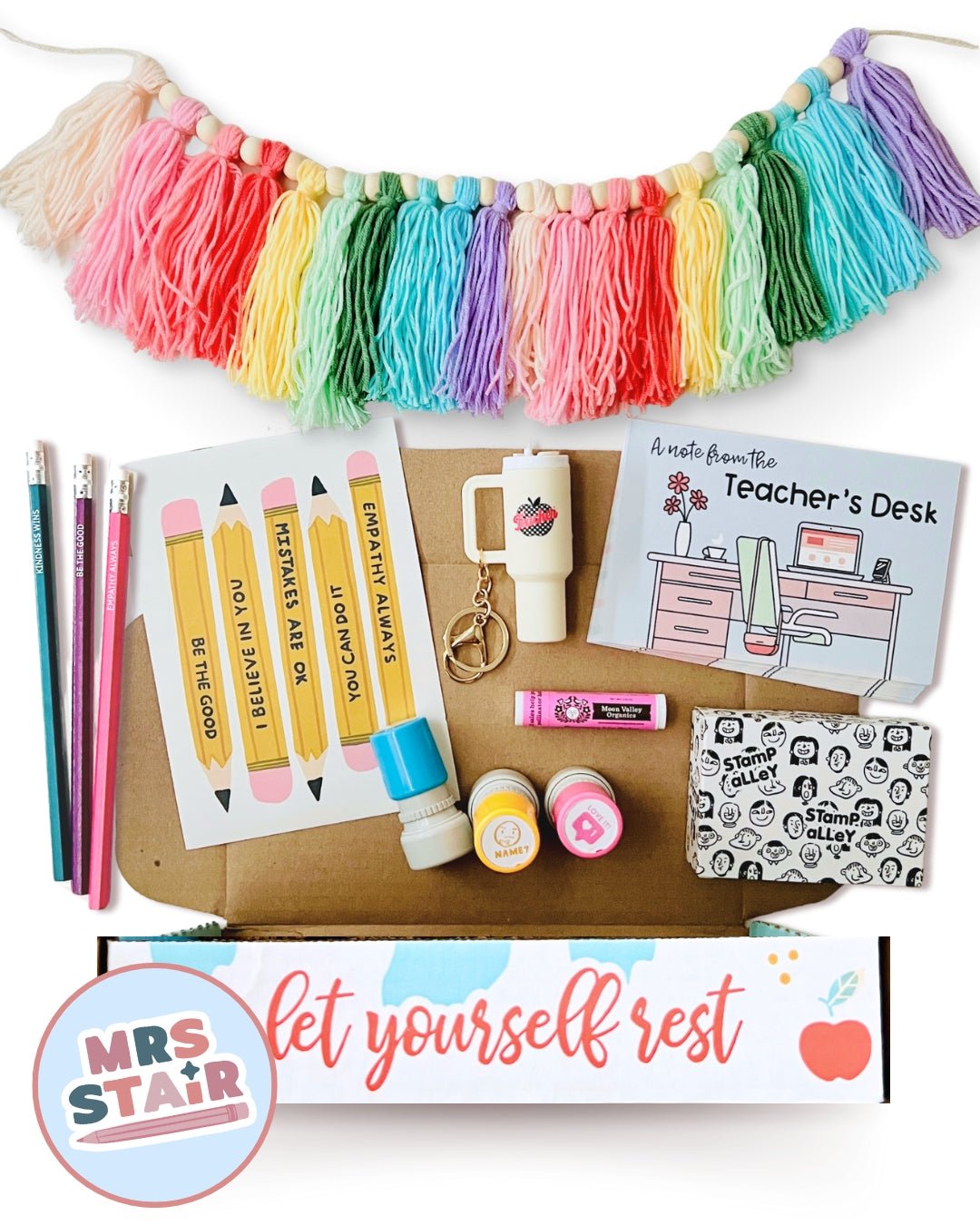 From The Teachers Desk Care Crate - Teacher Care Crate -