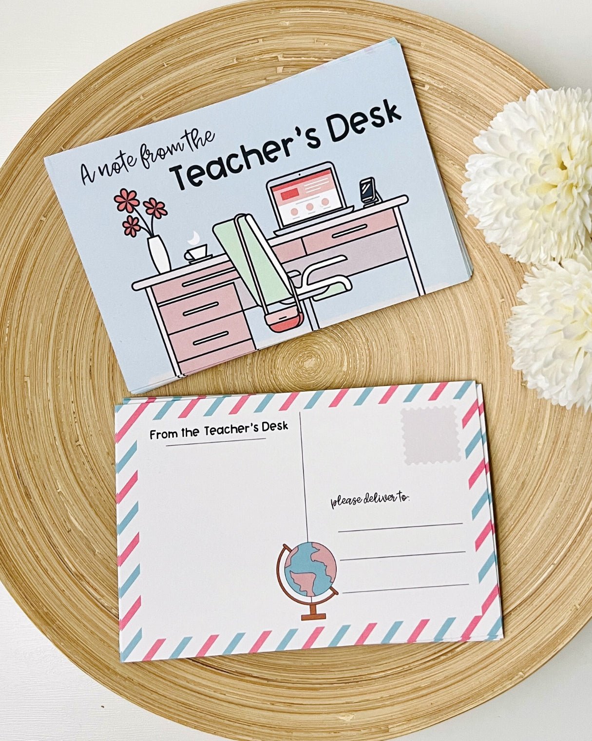 From The Teacher's Desk Postcards - Teacher Care Crate -