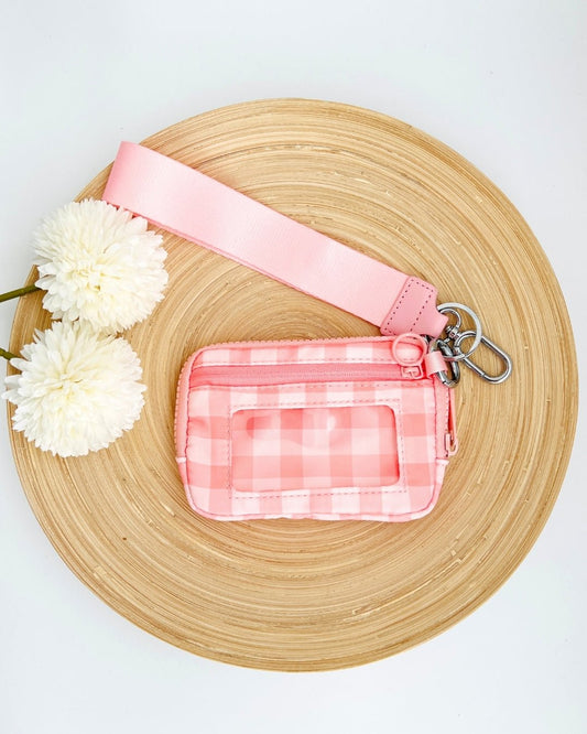 Gingham Wristlet Bag - Teacher Care Crate -