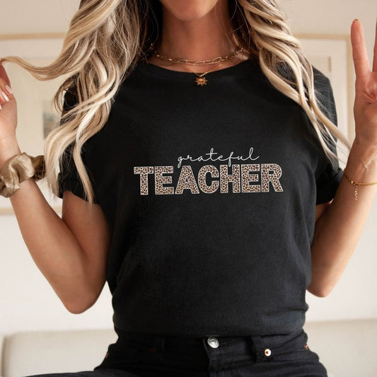 "Grateful Teacher" Teacher T-shirt - Teacher Care Crate - T-Shirt