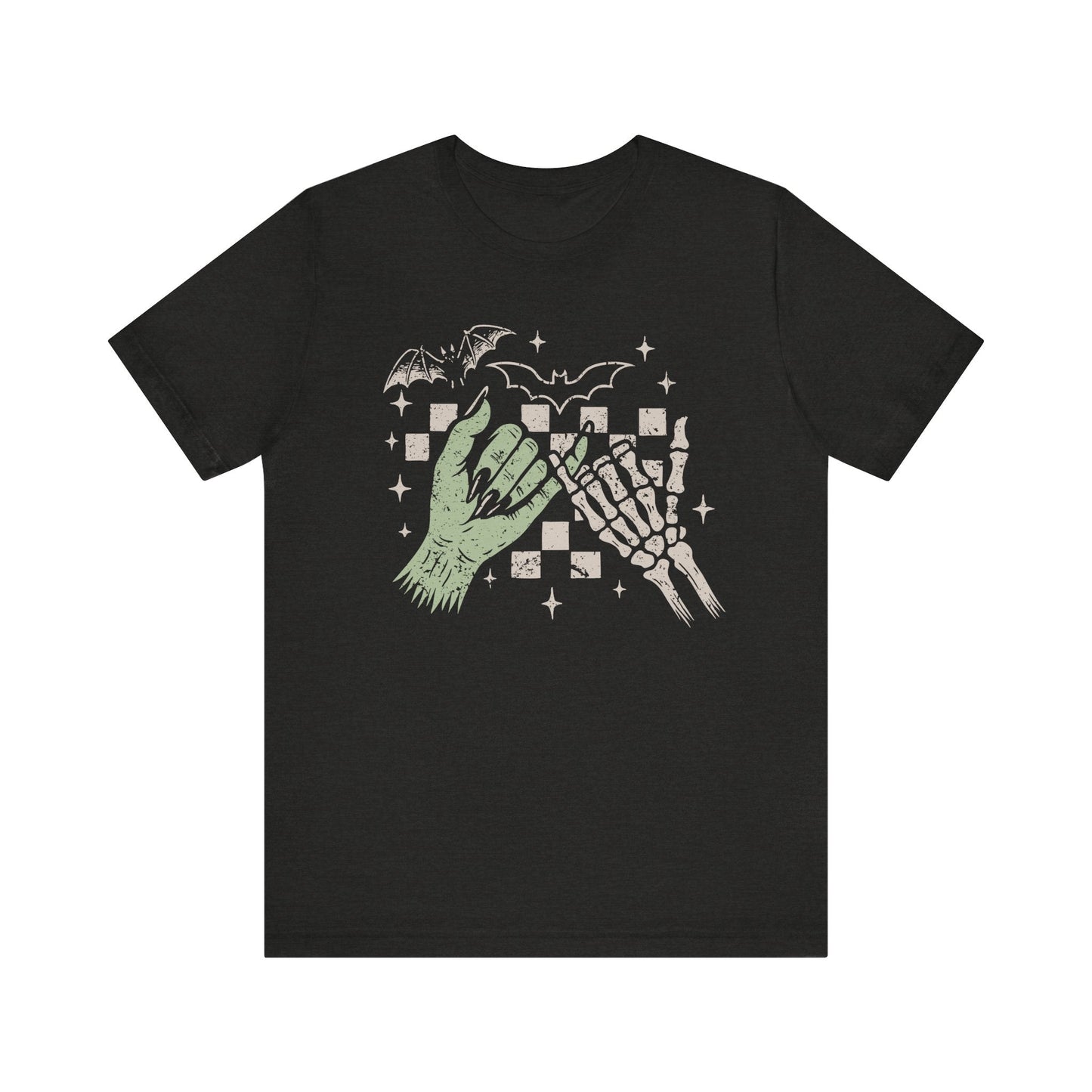 "Halloween Besties" Distressed Halloween Teacher T-shirt - Teacher Care Crate - T-Shirt