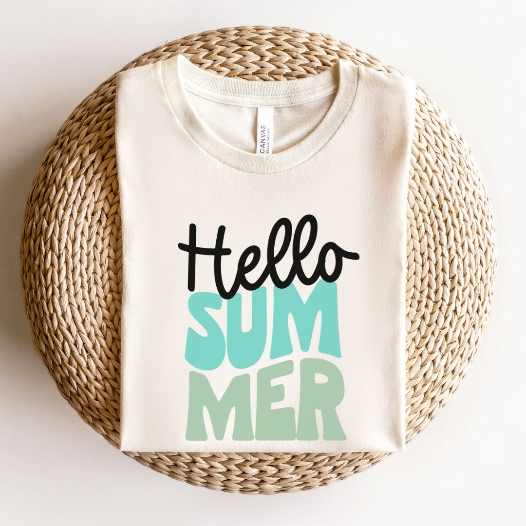 "Hello Summer" Teacher T-shirt - Teacher Care Crate - T-Shirt