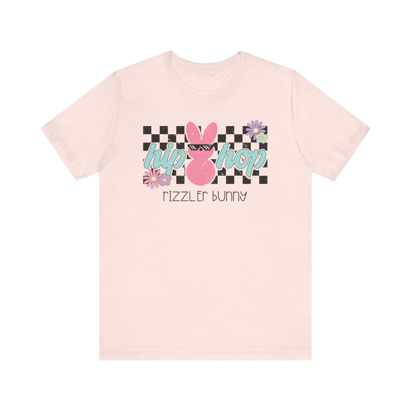 "Hip Hop Rizzler Bunny" Easter Teacher T-shirt - Teacher Care Crate - T-Shirt