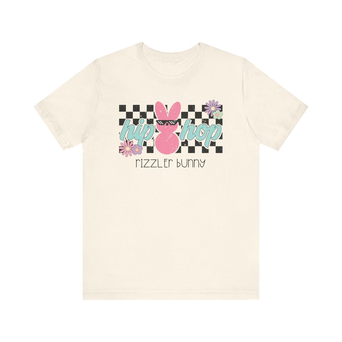"Hip Hop Rizzler Bunny" Easter Teacher T-shirt - Teacher Care Crate - T-Shirt