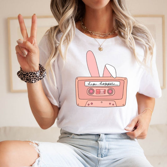 "Hip Hopper" Easter Teacher T-shirt - Teacher Care Crate - T-Shirt